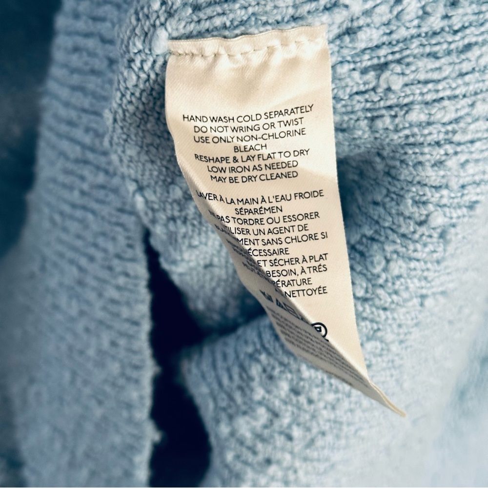 Free People Found My Friend Cardi Aqua Haze size small S oversized cardigan - Picture 6 of 7